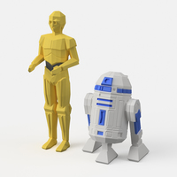 Small  Low-Poly Toys - Dual Extrusion version 3D Printing 119139