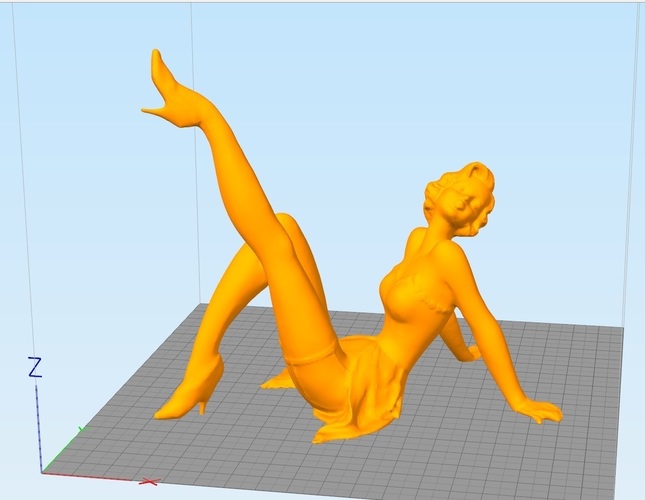 PinUp Girl 3D Print 119317