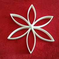 Christmas Flower with Center Ball - Thumbnail 1