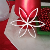 Christmas Flower with Center Ball - Thumbnail 2