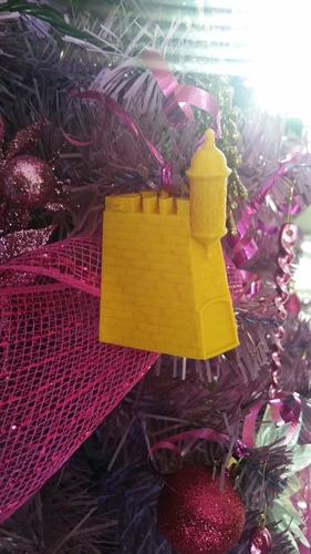 La Garita del Castillo San Felipe del Morro Ornamento de navidad 3D Print 119378