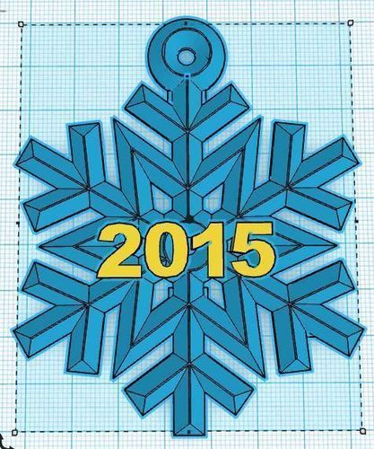 2015_snowflake 3D Print 119528