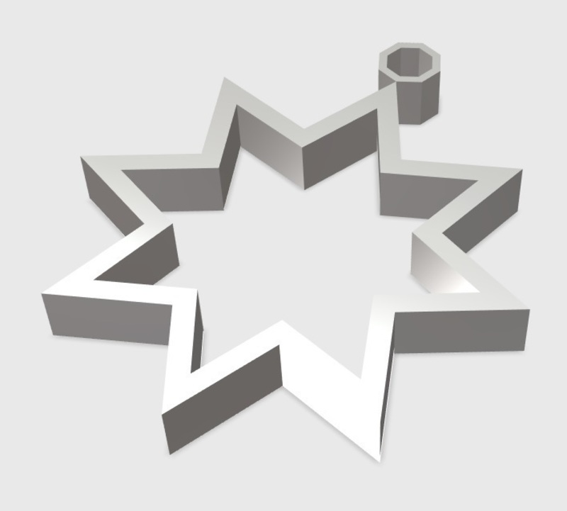 Christmas Star Earrings