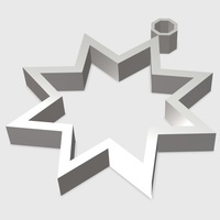 Christmas Star Earrings - Thumbnail 1