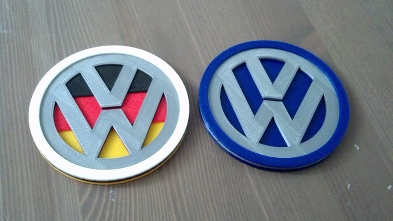 VW Badge Coasters
