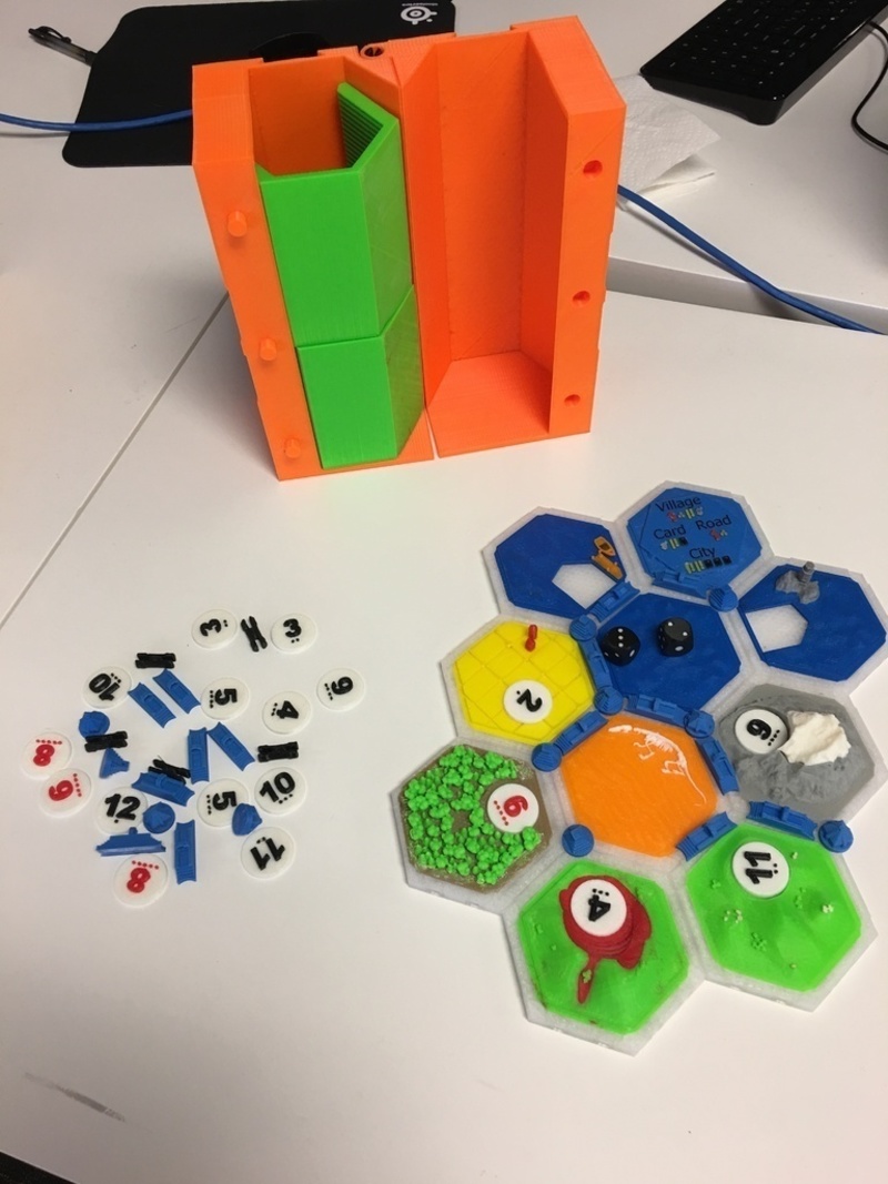 Settlers of Catan Dual Extrusion Complete Original & 5-6 Player 