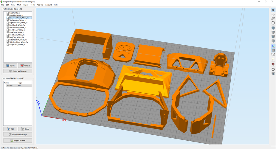 Martian Rover - The Martian - FDM 3dPrintable - 3dFactory Brasil 3D Print 119877