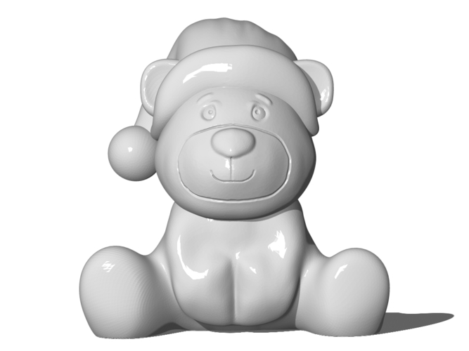 Xmas Bear 3D Print 119878