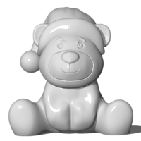 Small Xmas Bear 3D Printing 119878