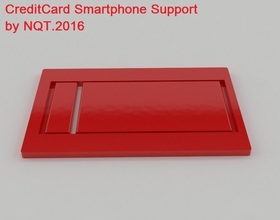 Pin ​Credit Card Smartphone Supporting by NQT.2016 3D Printing 119899