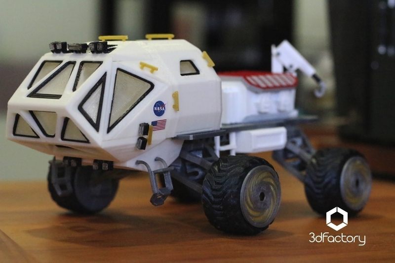 Martian Rover - The Martian - FDM 3dPrintable - 3dFactory Brasil
