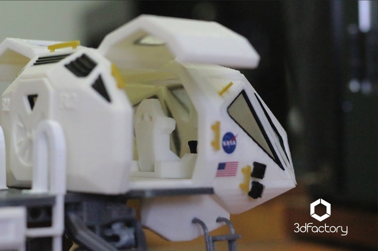 Martian Rover - The Martian - FDM 3dPrintable - 3dFactory Brasil 3D Print 119983