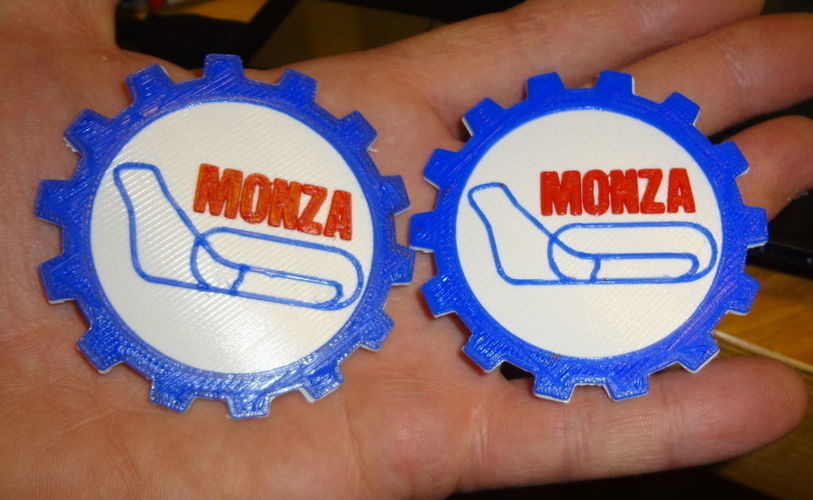 Monza Circuit logo 3D Print 120079