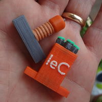 Small EffeSino e AccaDino - (FlusSino e HotenDino) 4 colors IeC gadget 3D Printing 120089