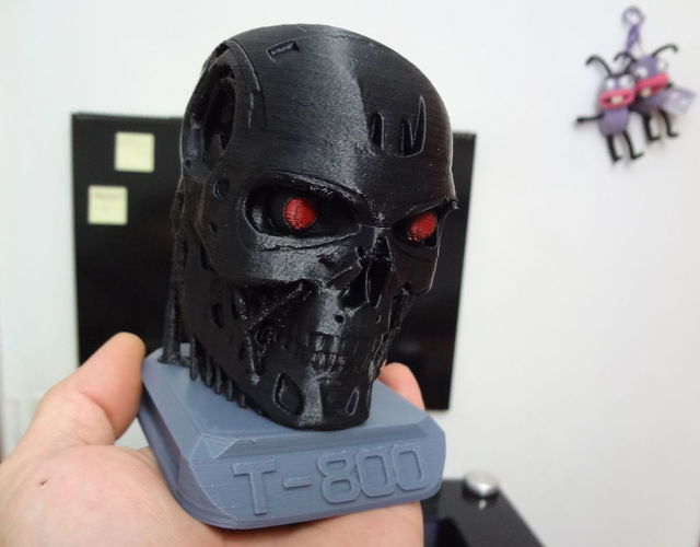 T800 Tricolor Abs Terminator 3D Print 120110