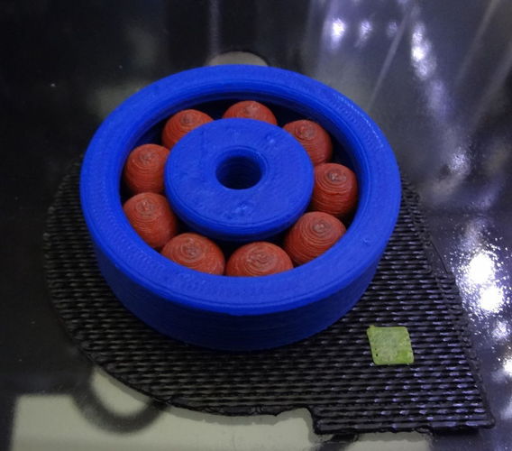 2 color Abs ball bearing with ball support 3D Print 120153
