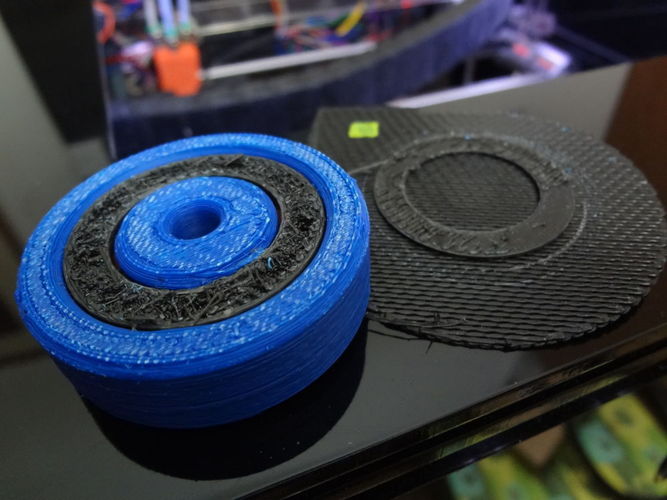 2 color Abs ball bearing with ball support 3D Print 120155