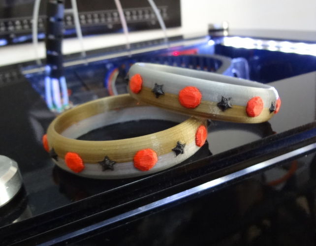 4 color bracelet 3D Print 120159