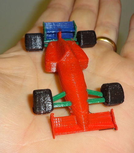 4 colors F1 Miniature 3D Print 120184
