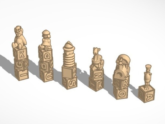 Toy Chesst 3D Print 1202