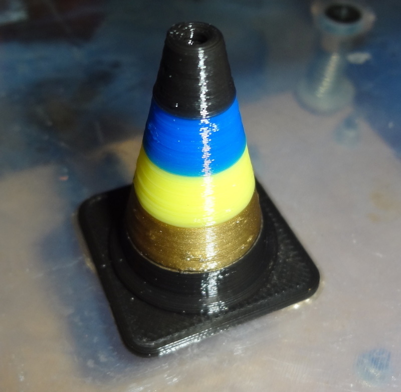 Four color roadblock printed with Flux capacitor 4 way
