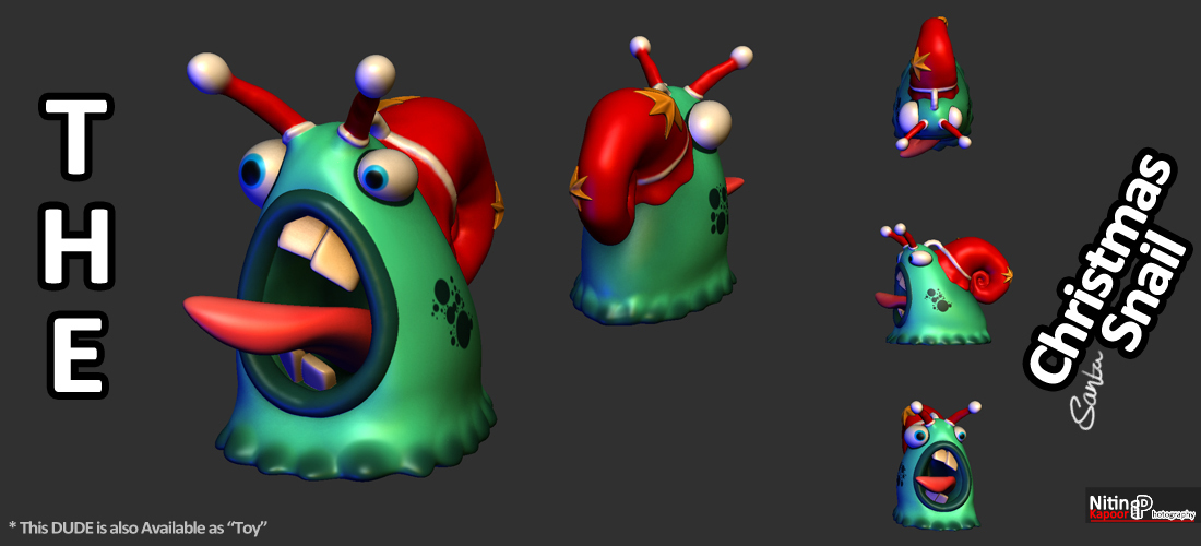 "THE" Christmas Santa Snail