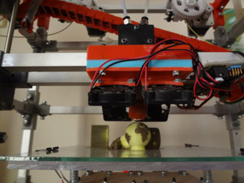 FLUX CAPACITOR -  3D colors printing with a single hotend