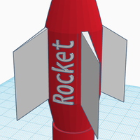 Small Pocket Rocket 3D Printing 120277