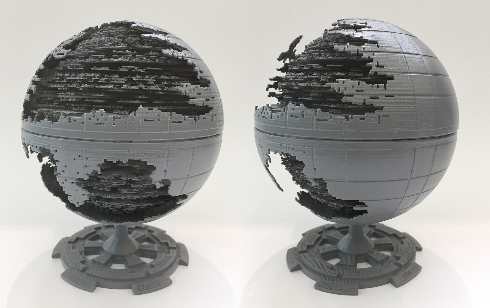 3D Printed Star Wars Death Star by Doodle_Monkey