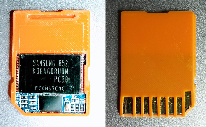 Replacement SD Card Case 3D Print 120306