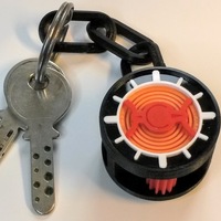 Small Keychain Laimer Tourbillon (non-functional) 3D Printing 120311