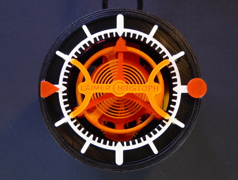 3D-printed Watch with Tourbillon