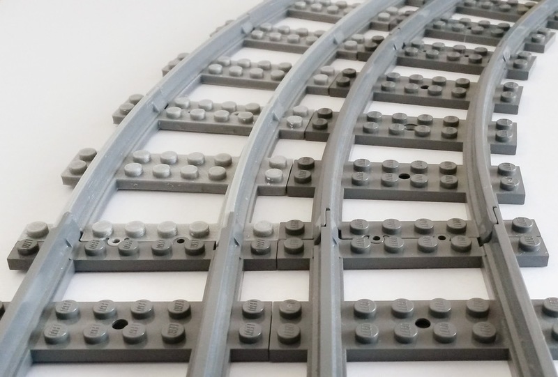 Lego Train Track curved large Radius
