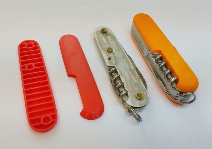 Victorinox Pocket Knife Replacement Scales 3D Print 120330