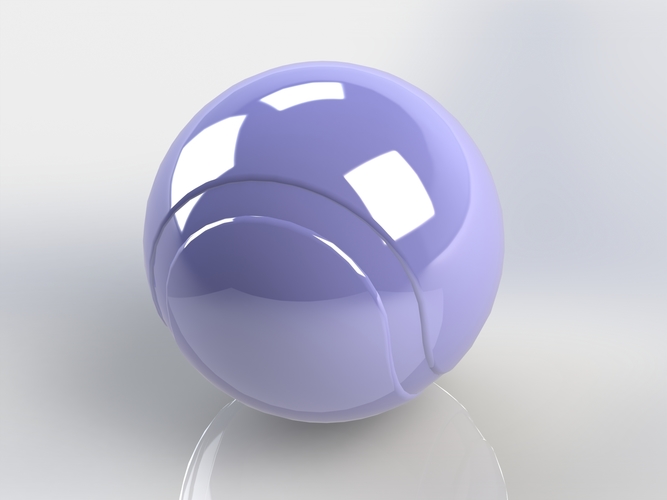 Tennis ball 3D Print 120344