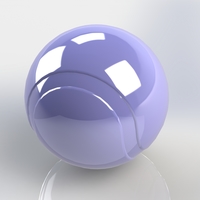 Small Tennis ball 3D Printing 120344