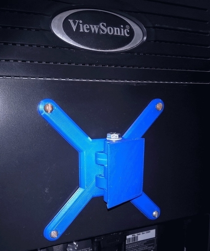 Wall mount monitor rotation VESA 100х100 & 75х75 3D Print 120383