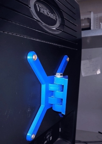 Wall mount monitor rotation VESA 100х100 & 75х75 3D Print 120384