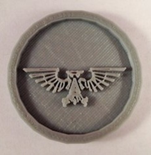 40mm X 4mm Token - Marker of Impieral Army 40K Bits 3D Print 120432
