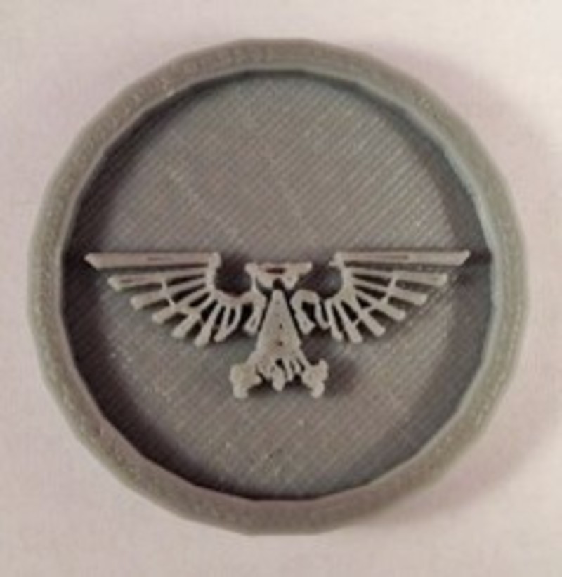 40mm X 4mm Token - Marker of Impieral Army 40K Bits