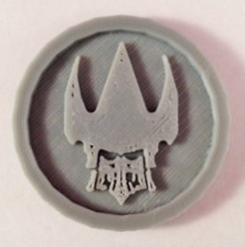 40mm X 4mm Token - Marker of Dark Eldar 40K Bits