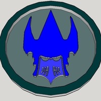 40mm X 4mm Token - Marker of Dark Eldar 40K Bits - Thumbnail 2