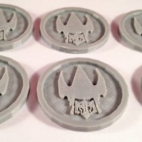 40mm X 4mm Token - Marker of Dark Eldar 40K Bits - Thumbnail 3