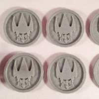 40mm X 4mm Token - Marker of Dark Eldar 40K Bits - Thumbnail 4