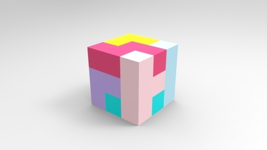Soma Block Puzzle 3D Print 120546