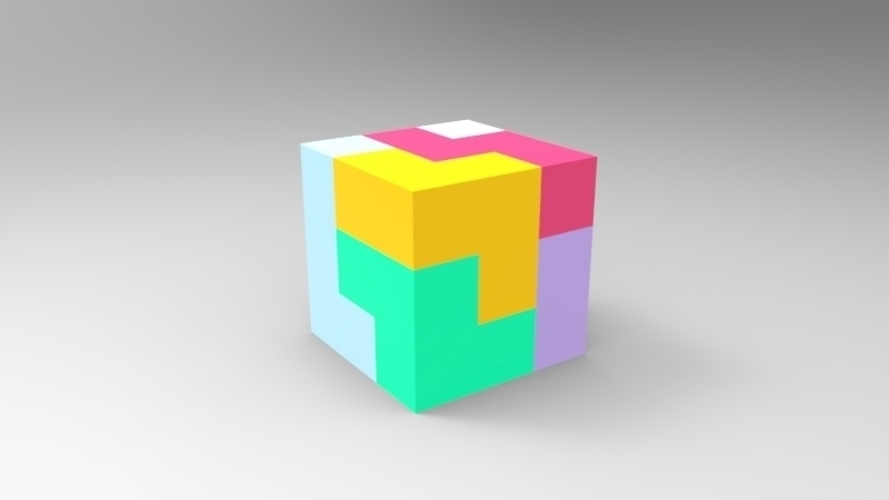 Soma Block Puzzle 3D Print 120547