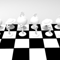The Space Travel Chess Set (print & add magnets) - Thumbnail 16