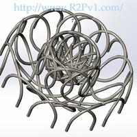 Small Helical Spirals Candy Dish Holder 3D Printing 120651