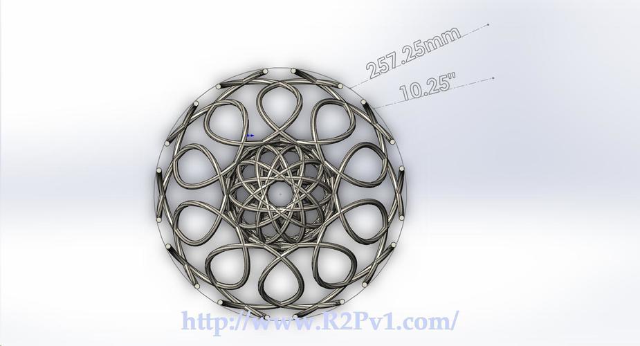 Helical Spirals Candy Dish Holder 3D Print 120652