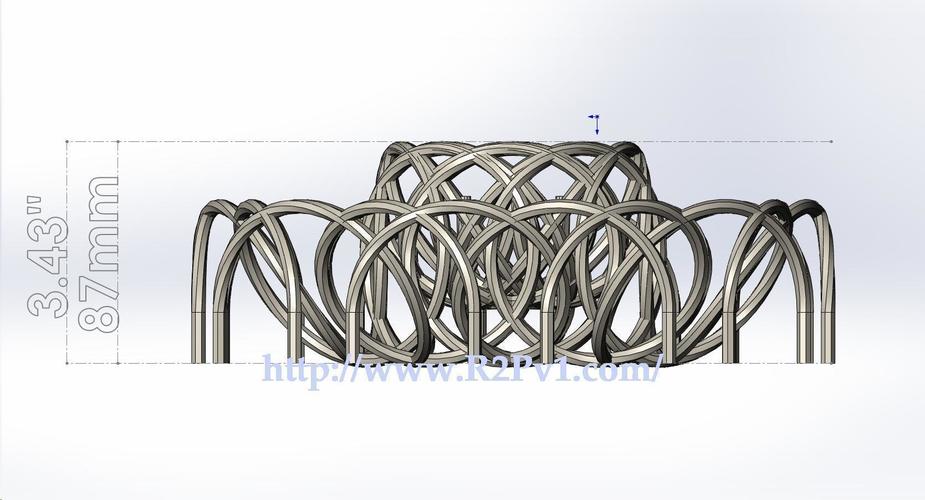 Helical Spirals Candy Dish Holder 3D Print 120653